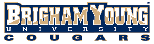 Brigham Young Cougars 1999-2004 Wordmark Logo Iron On Transfer